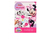 Kreativt Legetøj - Canenco Minnie Mouse Watercolour Paint Set Book - incl. Brush - MM24355