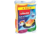Rengøring - Vileda Pur Active Colour - 4 pcs - 160039