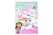 Kreativt Legetøj - Canenco Gabby's Dollhouse Watercolour Paint Set Book - incl. Brush - GD24355V1