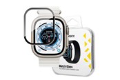 Mobil - Beskyttelsesglas - Wozinsky Full Glue Acrylic Glass for Apple Watch 49mm 9H Full Screen with Black Frame - 9145576274569