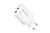 Mobil - Adaptere & Opladere - Wozinsky CWCUCW 30W USB-C / 2 x USB-A AC Charger - White - 5907769308567