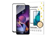 Mobil - Beskyttelsesglas - Wozinsky  Tempered Glass Full Glue for Motorola Moto G54 Full Screen Frame - Black - 9145576283554