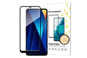 Mobil - Beskyttelsesglas - Wozinsky Full Glue Tempered Glass with Black Frame for Xiaomi POCO C65/Redmi 13C - 9145576283936