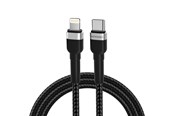 USB kabel - Wozinsky  WNBCL2 Lightning / USB-C PD 30W 2 m Cable - Black - 5907769308765