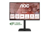 Skærm - 24" AOC 24E4CV - 1920x1080 (FHD) - 120Hz - IPS - 90W USB-C - 24E4CV