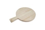 Trælegetøj - Playwood Wooden Cutting Board Round with Handle 34cm - SL252C