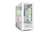 Kabinet - Sharkoon Rebel C60 RGB - Kabinet - Tower - Hvid - 4044951040049