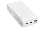 Powerbank - SBS TTBB20000PD20W 20000 mAh 20W Power Delivery with MicroUSB USB-C USB-A - white Powerbank - Hvid - 20000 mAh - TTBB20000PD20W