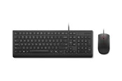 Tastatur - Lenovo Essential Wired Combo - keyboard and mouse set - 2.5-zone layout - QWERTY - US English - black Input Device - Tastatur & Mus sæt - Amerikansk engelsk - Sort - 4X31R64400