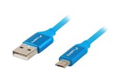 USB kabel - Lanberg - USB cable - USB to Micro-USB Type B - 1 m - CA-USBM-20CU-0010-BL