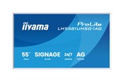 Digital skiltning & Hotel - iiyama ProLite LH5581UHSG-1AG 55" Class (54.6" viewable) LED-backlit LCD display - 4K - for digital signage - LH5581UHSG-1AG