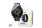 Mobil - Beskyttelsesglas - Wozinsky Full Glue Tempered Glass for Garmin Forerunner 165 (2 pcs) - 5907769366307