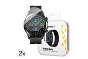 Mobil - Beskyttelsesglas - Wozinsky Full Glue Tempered Glass for Huawei Watch GT 2 / GT 2 Pro 42mm (2 pcs) - 5907769366321