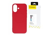 Mobil - Covers & Cases - Wozinsky Silicone MagSafe Case for Samsung Galaxy S25 Ultra - Red - 5907769369438