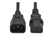 Strømkabel (intern) - Eaton Series PDU Power Cord C13 to C14 - 10A 250V H05VV-F 2 m (6.6 ft.) Black - P004-02M-EU