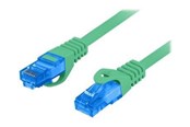 Netværkskabel - Lanberg patch cable - 0.5 m - green RAL 6024 - Blå - 0.5m - PCF6A-10CC-0050-G