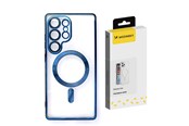 Mobil - Covers & Cases - Wozinsky Electroplated Case with Magsafe for Samsung Galaxy S25+ - Blue - 5907769370335