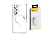 Mobil - Covers & Cases - Wozinsky Electroplated Case with Magsafe for Samsung Galaxy S25+ - Silver - 5907769370366