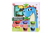 Kreativt Legetøj - Playgo Dino Party Clay Set - 6 Clay Pots - 8205