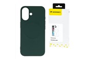 Mobil - Covers & Cases - Wozinsky Liquid Silicone MagSafe Case for Samsung Galaxy S25 - Green - 5907769370496