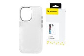 Mobil - Covers & Cases - Wozinsky Glitter Case for Samsung Galaxy S24 FE - Transparent with Glitter - 5907769370892