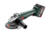 Vinkelsliber - Metabo W 18 L 9-125 QUICK - angle grinder - cordless - 125 mm - 2 batteries - 602249650