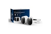 Netværkskamera - Arlo Pro 6 2K+ Overvågningskamera, 2-kameraer + Dobbelt batterioplader + ekstra batteri - VMC4270-111EUS