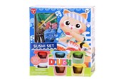 Kreativt Legetøj - Playgo Sushi Clay Set - 6 Clay Pots - 8215