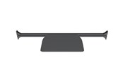 Vægbeslag, AV-Beslag & AV-Møbler - Multibrackets M Pro Series mounting component - for AV System - 750mm - black - Max 5 kg - recommended for - 7340234813346