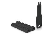 Systemtilbehør (kølepasta mv.) - Lindy LAN port blocker with key - 47891