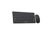 Tastatur - Wozinsky Wireless Keyboard + Compact Mouse Set - Black (US International ISO) - US International - Sort - 5907769384189