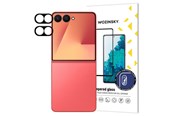 Mobil - Beskyttelsesglas - Wozinsky Black Full Camera Glass for Samsung Galaxy Z Flip 7 Set of 2 - 5907769379956