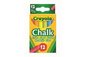 Skrive- og Tegneværktøjer - Crayola Washable Chalk Coloured 12 Pcs - 0281