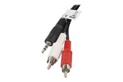 Audio kabel - Lanberg audio cable - 2 m - CA-MJRC-10CC-0025-BK
