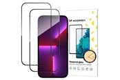 Mobil - Beskyttelsesglas - Wozinsky Set of 2 Full Glue Tempered Glass for iPhone 17 Pro - 5907769380198