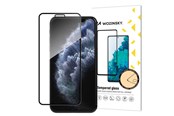 Mobil - Beskyttelsesglas - Wozinsky Super Durable Full Glue Tempered Glass Full Screen Protector With Frame Case Friendly Apple iPhone 11 Pro / iPhone XS / iPhone X Black - 7426825353764