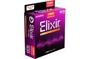 Musik & DJ Instrumenter - Elixir Strings 16569 - Phosphor Bronze - Akustiske strenge - Nanoweb - Light (12-53) - 3-pak - CEL 16569