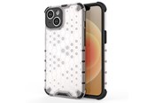 Mobil - Covers & Cases - Hurtel Honeycomb Case for iPhone 14 Plus Armored Hybrid Cover Transparent - 9145576266137
