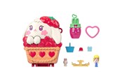 Figur - Polly Pocket Core Compact Strawberry Bunny Basket - JKC47