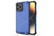 Mobil - Covers & Cases - Hurtel Honeycomb Case for iPhone 14 Pro Max Armored Hybrid Cover Blue - 9145576266182