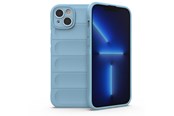 Mobil - Covers & Cases - Hurtel Magic Shield Case for iPhone 14 Plus Flexible Armored Case Light Blue - 9145576266342
