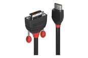 Skærmkabel - Lindy Black Line adapter cable - HDMI / DVI - 10 m - 36275