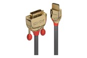 Skærmkabel - Lindy Gold Line adapter cable - HDMI / DVI - 1 m - 36194