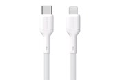 USB kabel - Dudao L9X 30W USB-C Cable - Lightning 1m - White - 6976625334551