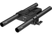 Foto & Videotilbehør - SmallRig Bottom Mount Plate with Dual 15mm Rod Clamp 5609 - 5609