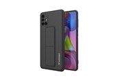 Mobil - Covers & Cases - Wozinsky Kickstand Case Silicone Case with Stand Samsung Galaxy M51 Case Black - 9111201941052