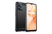 Mobil - Covers & Cases - Hurtel Carbon Case for Realme C31 Flexible Silicone Carbon Cover Black - 9145576267622