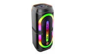 Bærbare & Fest Højtalere - N-Gear Let's Go Party 24C – Bluetooth Speaker – Karaoke Set – Party Box with Microphone – Black - LGP 24C