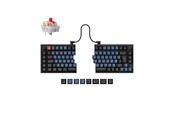 Tastatur - Keychron Q11 Split 75% Knob QMK/VIA - Keychron K Pro Red - Ergonomisk tastatur - Nordisk - Sort - Q11-M1-BO
