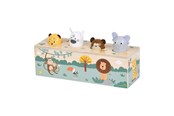 Babylegetøj - Small Foot - Wooden Dancing Animals with Sounds Safari FSC - 12757